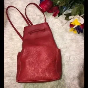 ?HP?GORGEOUS RARE Vintage leather backpack? Vintage Leather Backpack | Bag | Waxed Canvas Backpack  main image 3